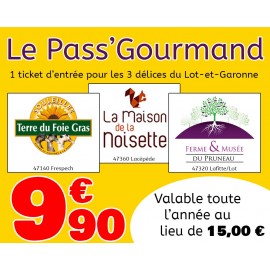 Pass' Gourmand avec la Maison de la Noisette et le Musée du Foie Gras