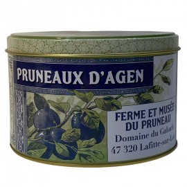 Pruneaux d'Agen - Boîte en fer imprimée de calibre moyen 35/40