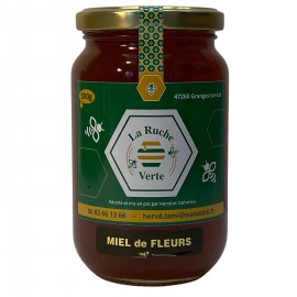Miel de fleurs - La Ruche Verte - (500 g)